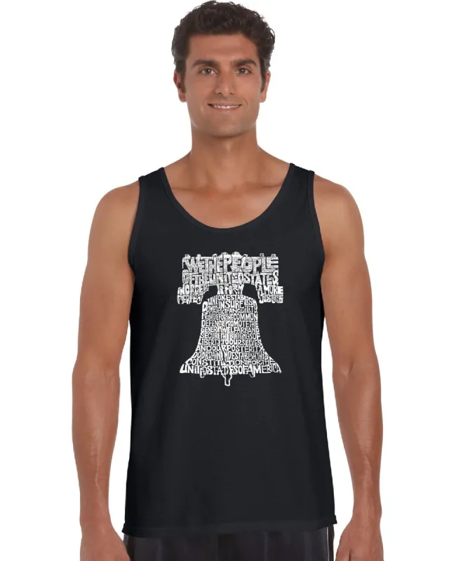 Liberty Bell - Men's Word Art Tank Top sold by LA Pop Art