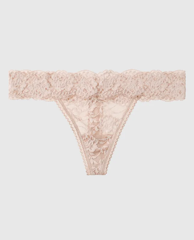 Lace Thong Panty sold by La SENZA