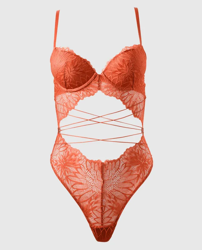 Lace Push Up Bodysuit sold by La SENZA