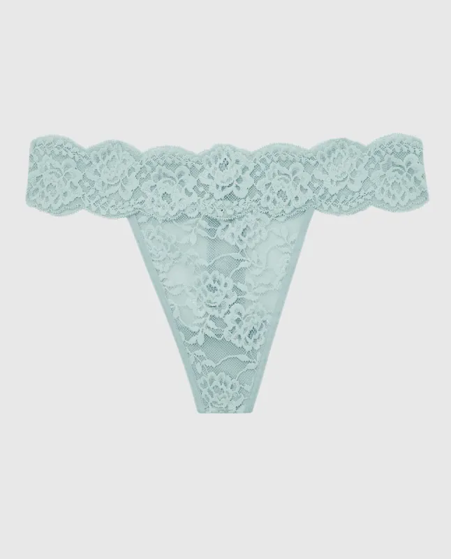 Lace Thong Panty sold by La SENZA