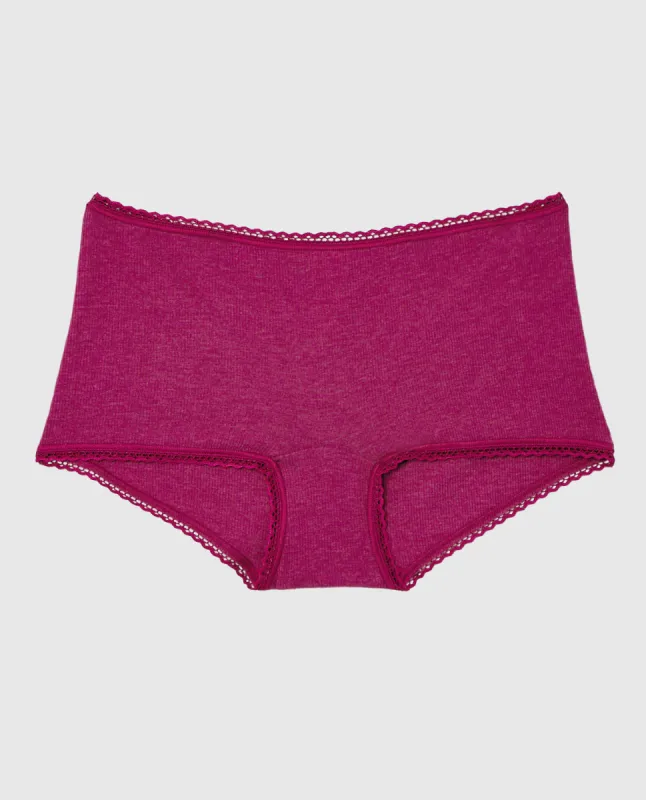 Boyshort Panty with Picot Trim sold by La SENZA