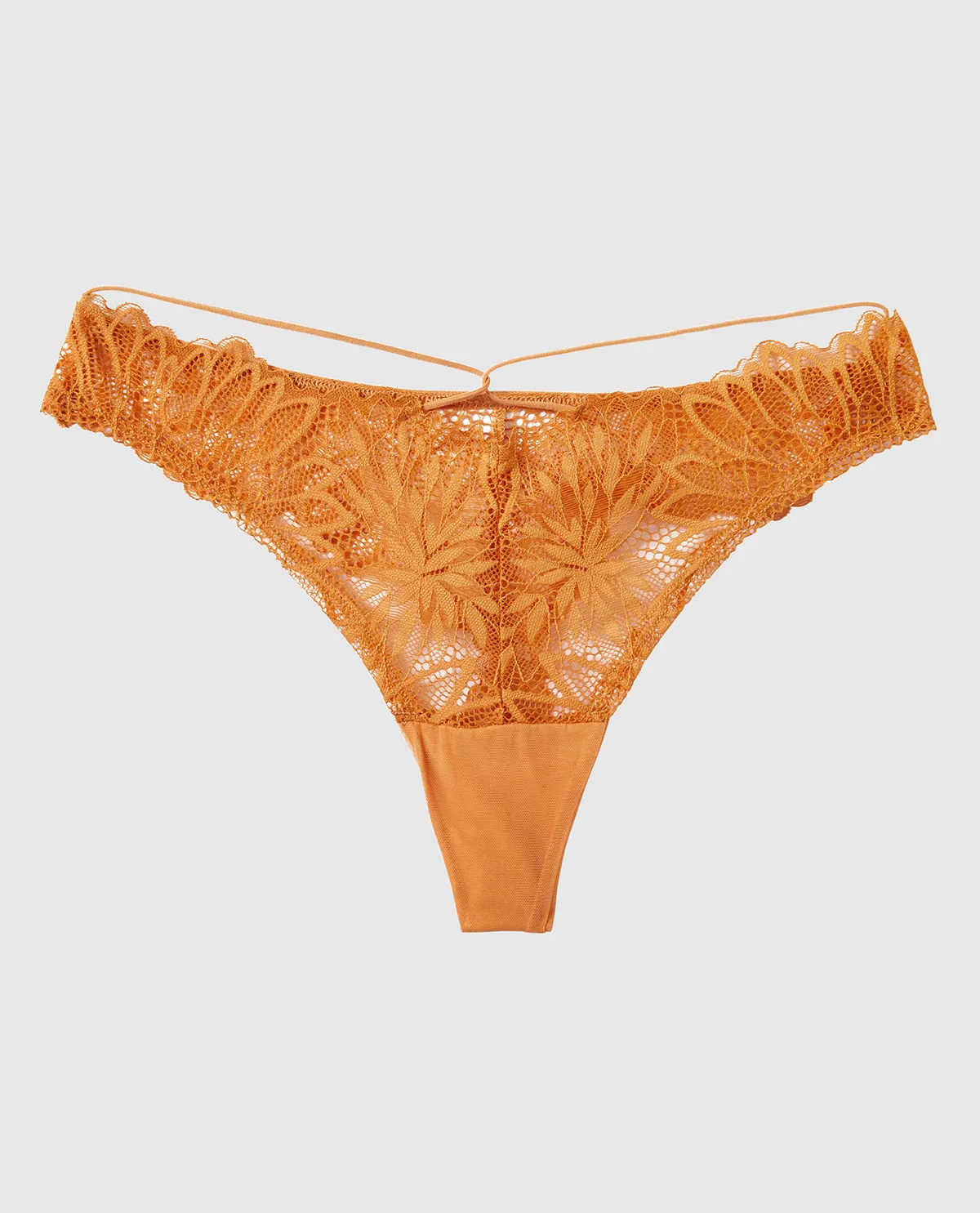 Lace High Leg Thong Panty sold by La SENZA