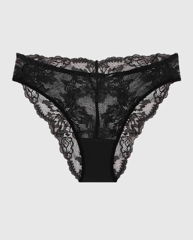 Lace High Leg Cheeky Panty sold by La SENZA