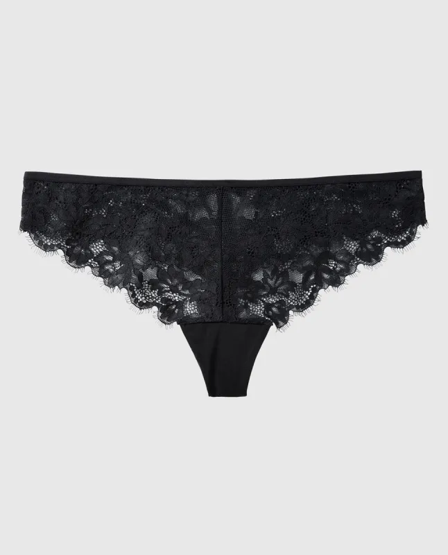All Over Lace Thong Panty sold by La SENZA