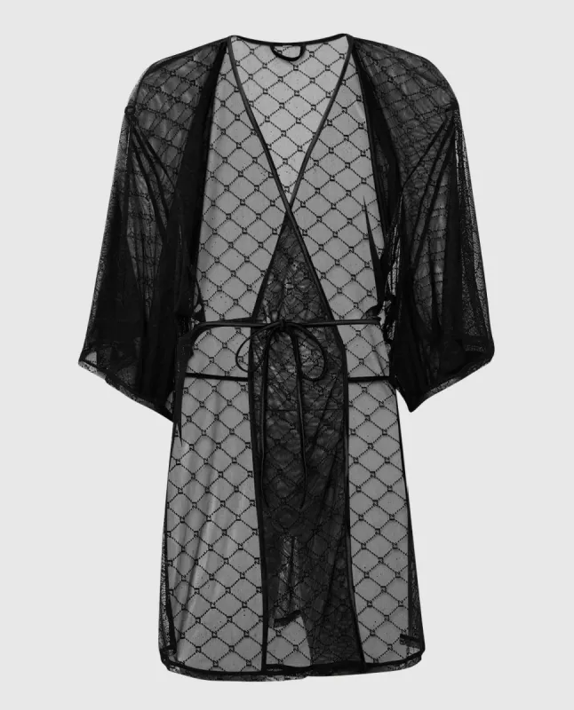 Logo Mesh Robe sold by La SENZA