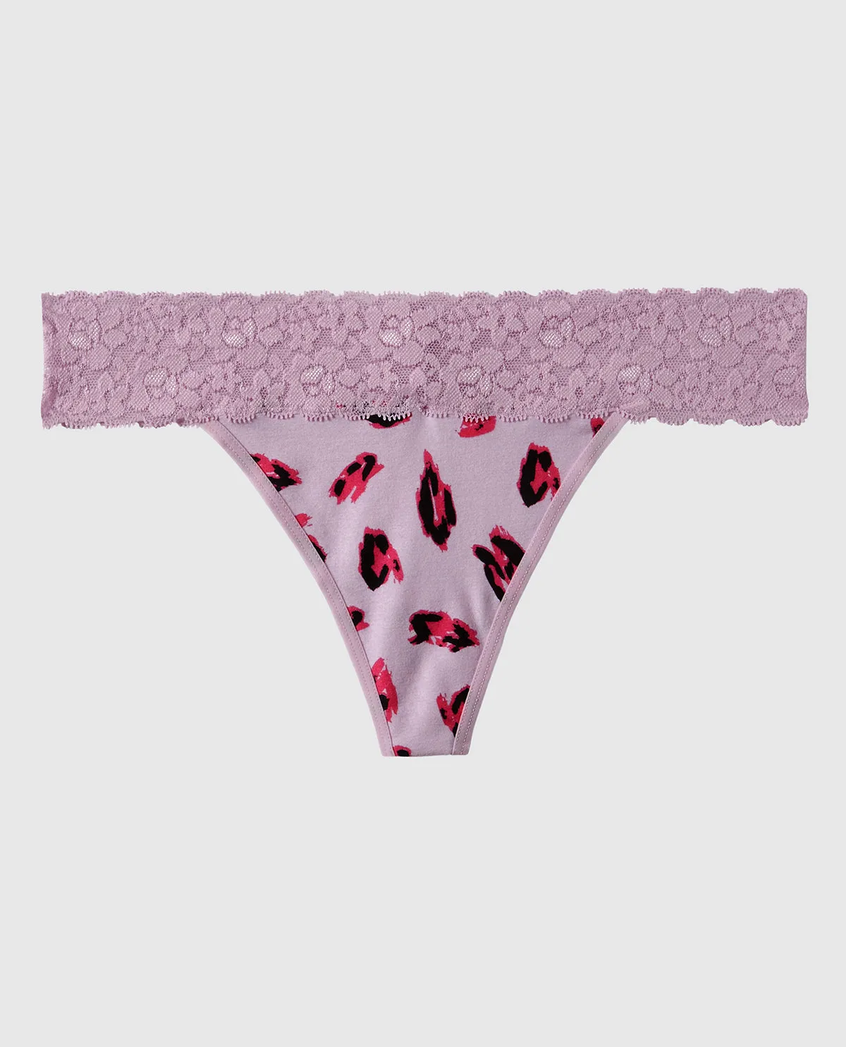Thong Panty with Lace Trim sold by La SENZA