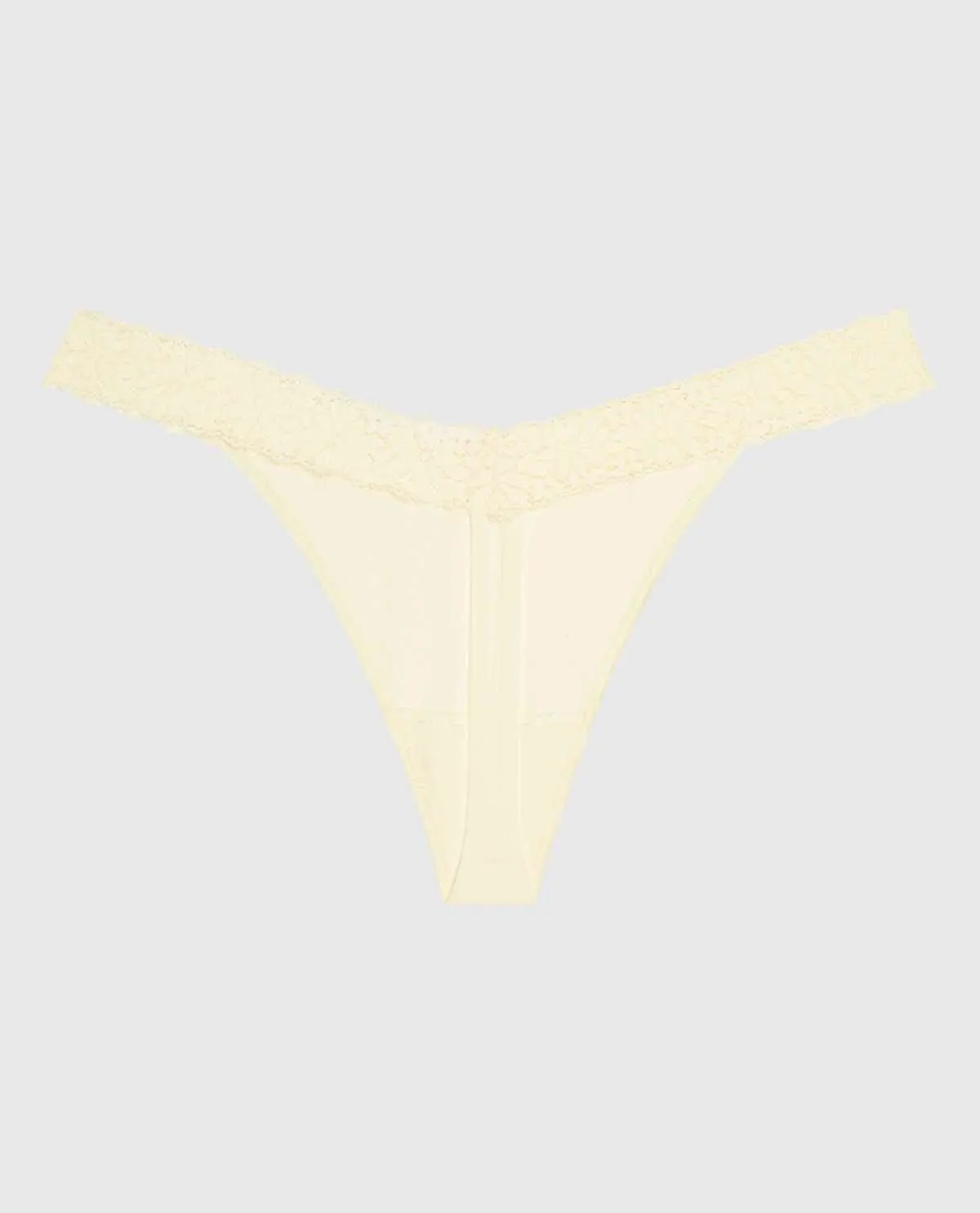 V-Waist Thong Panty with Lace Trim sold by La SENZA product image thumbnail 2