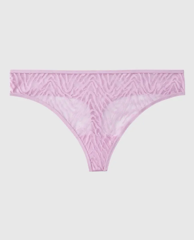 Mesh Thong Panty sold by La SENZA