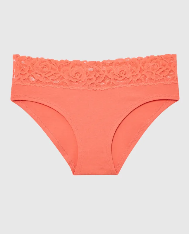 V-Waist Cotton Hipster Panty sold by La SENZA
