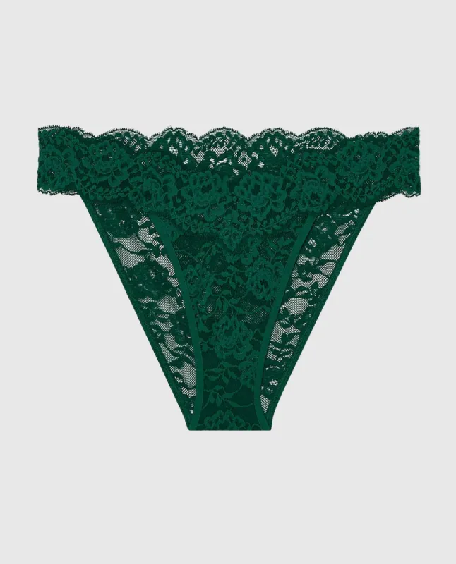 Lace High Leg Cheeky Panty sold by La SENZA
