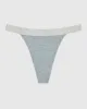 Everyday Thong Panty with Logo Trim sold by La SENZA