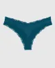 Lace Trim Thong Panty sold by La SENZA