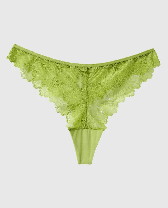 Lace Thong Panty sold by La SENZA