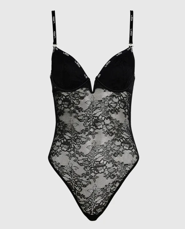 Unlined Plunge Bodysuit sold by La SENZA