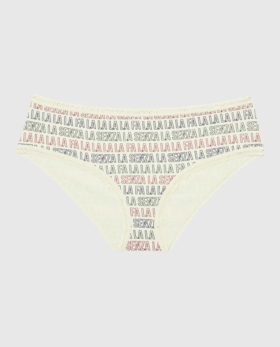Remix Cotton Hipster Panty sold by La SENZA