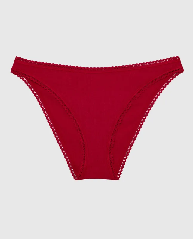 Bikini Panty with Picot Trim sold by La SENZA