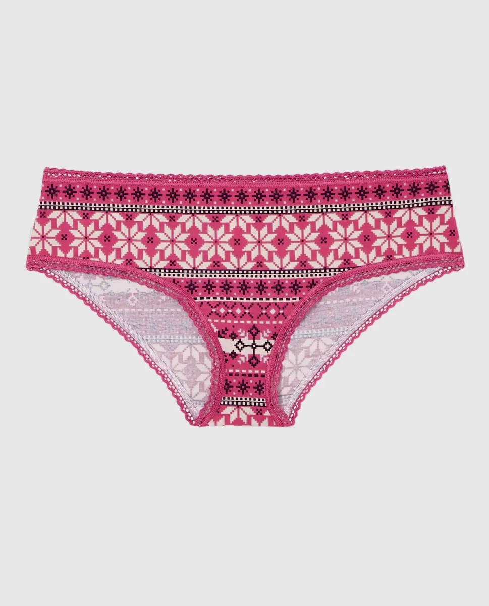 Remix Cotton Hipster Panty sold by La SENZA
