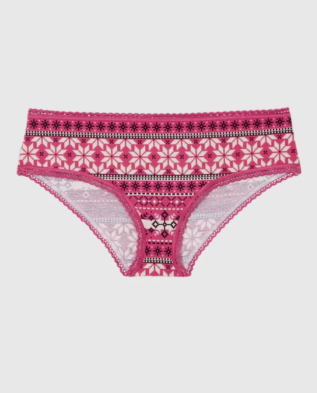 Remix Cotton Hipster Panty sold by La SENZA