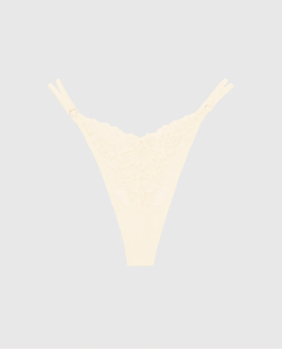 Lace High Leg Thong Panty sold by La SENZA
