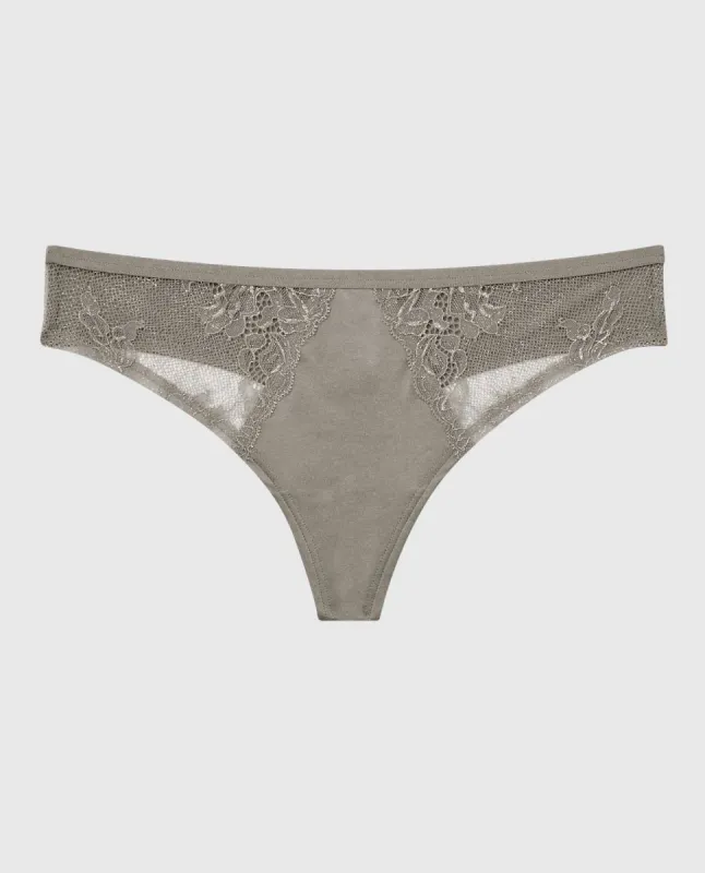 Lace Thong Panty sold by La SENZA