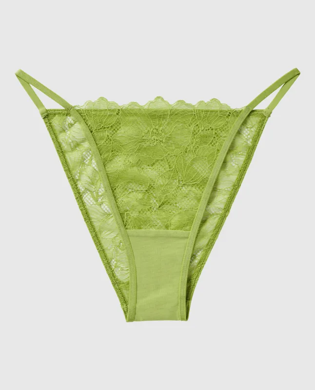 Lace High Leg Cheeky Panty sold by La SENZA