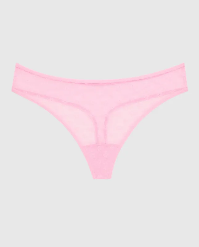 Mesh Thong Panty sold by La SENZA