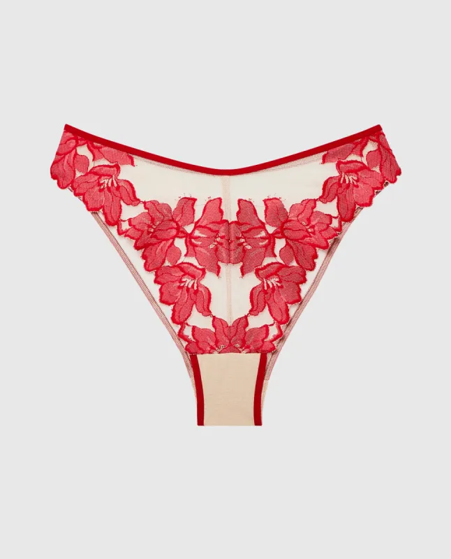 Lace High Leg Cheeky Panty sold by La SENZA