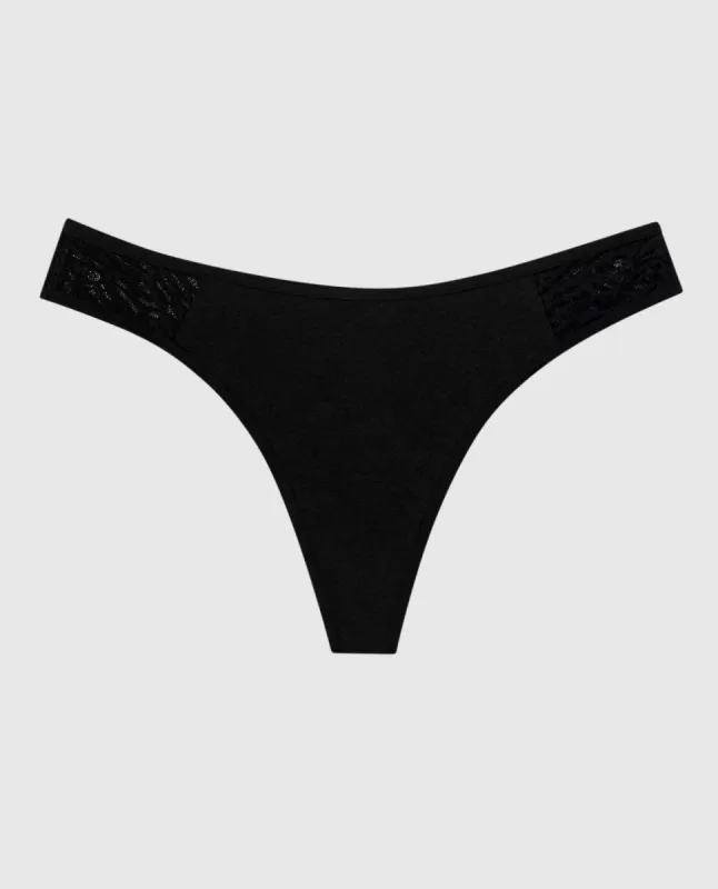 Mesh Thong Panty sold by La SENZA