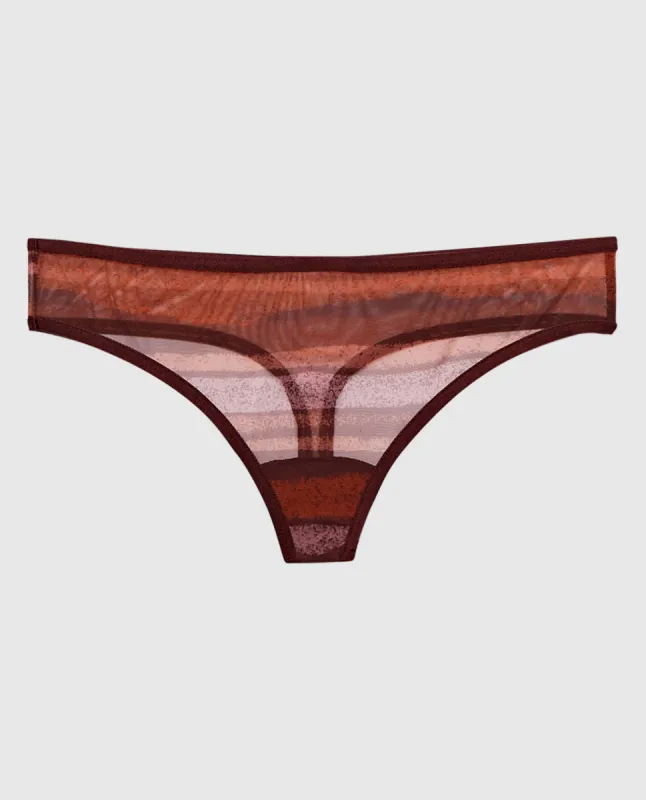 Mesh Thong Panty sold by La SENZA