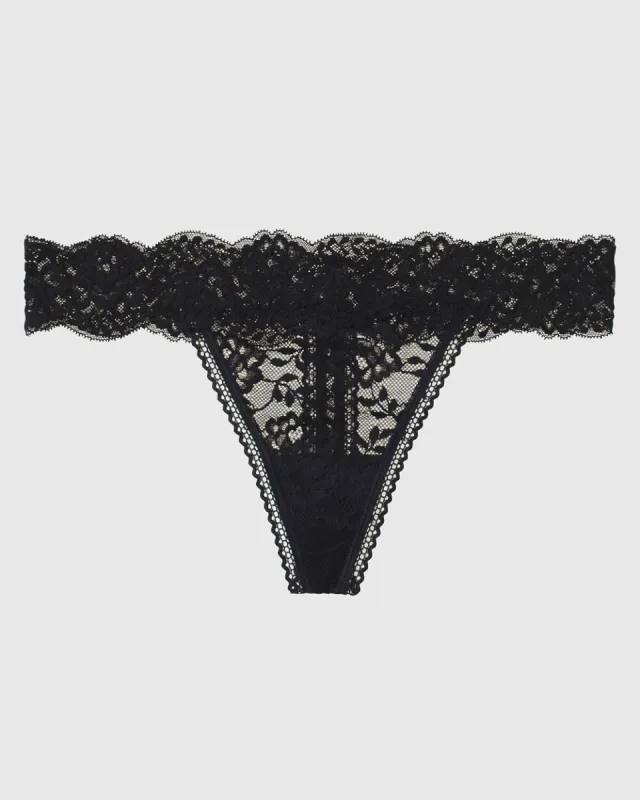 Lace Thong Panty sold by La SENZA