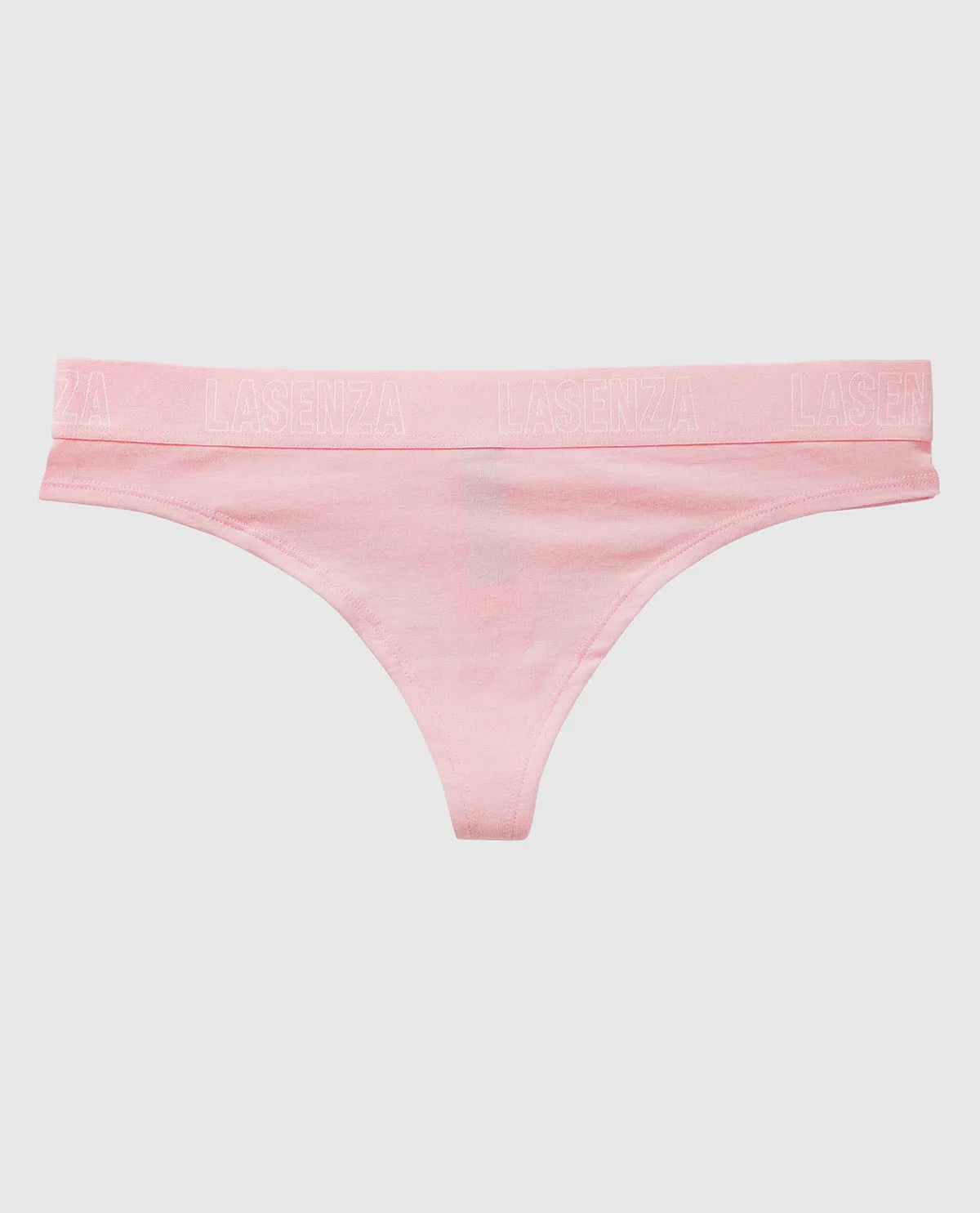 Thong Panty with Logo Band sold by La SENZA