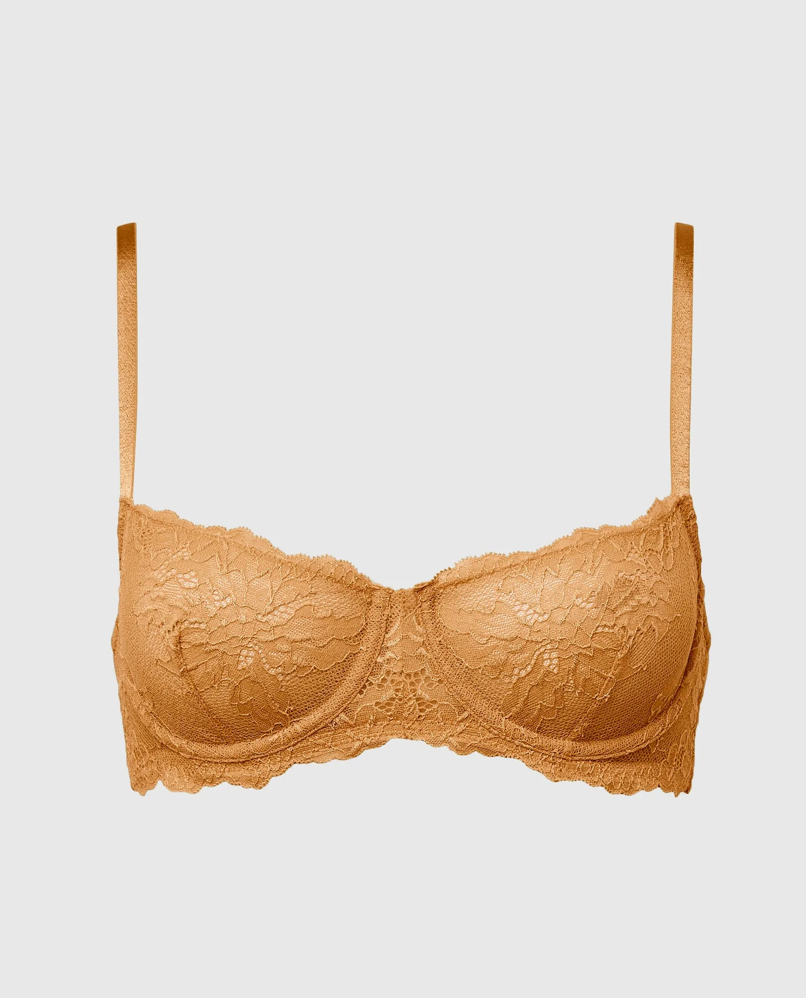 Unlined Balconette Bra with Allover Lace sold by La SENZA