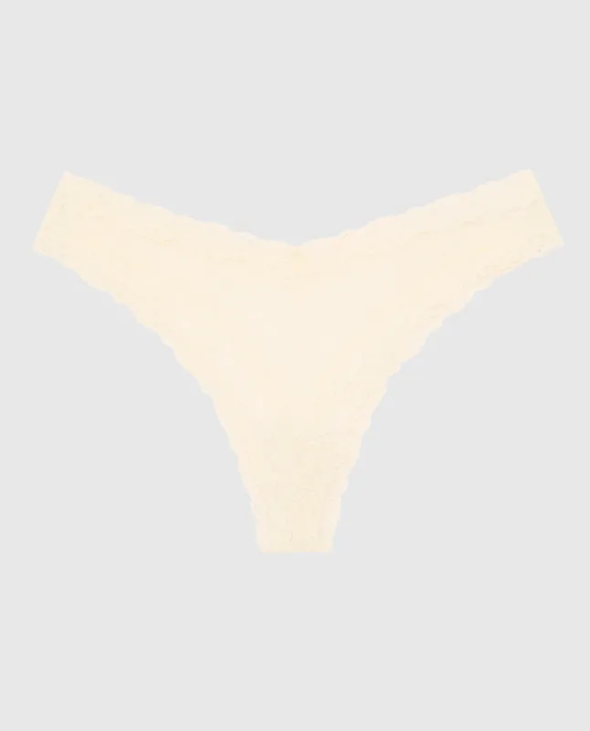 Lace Thong Panty sold by La SENZA