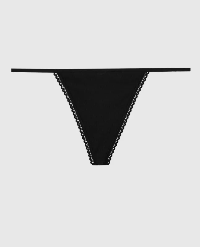 Remix Cotton G-String Panty sold by La SENZA