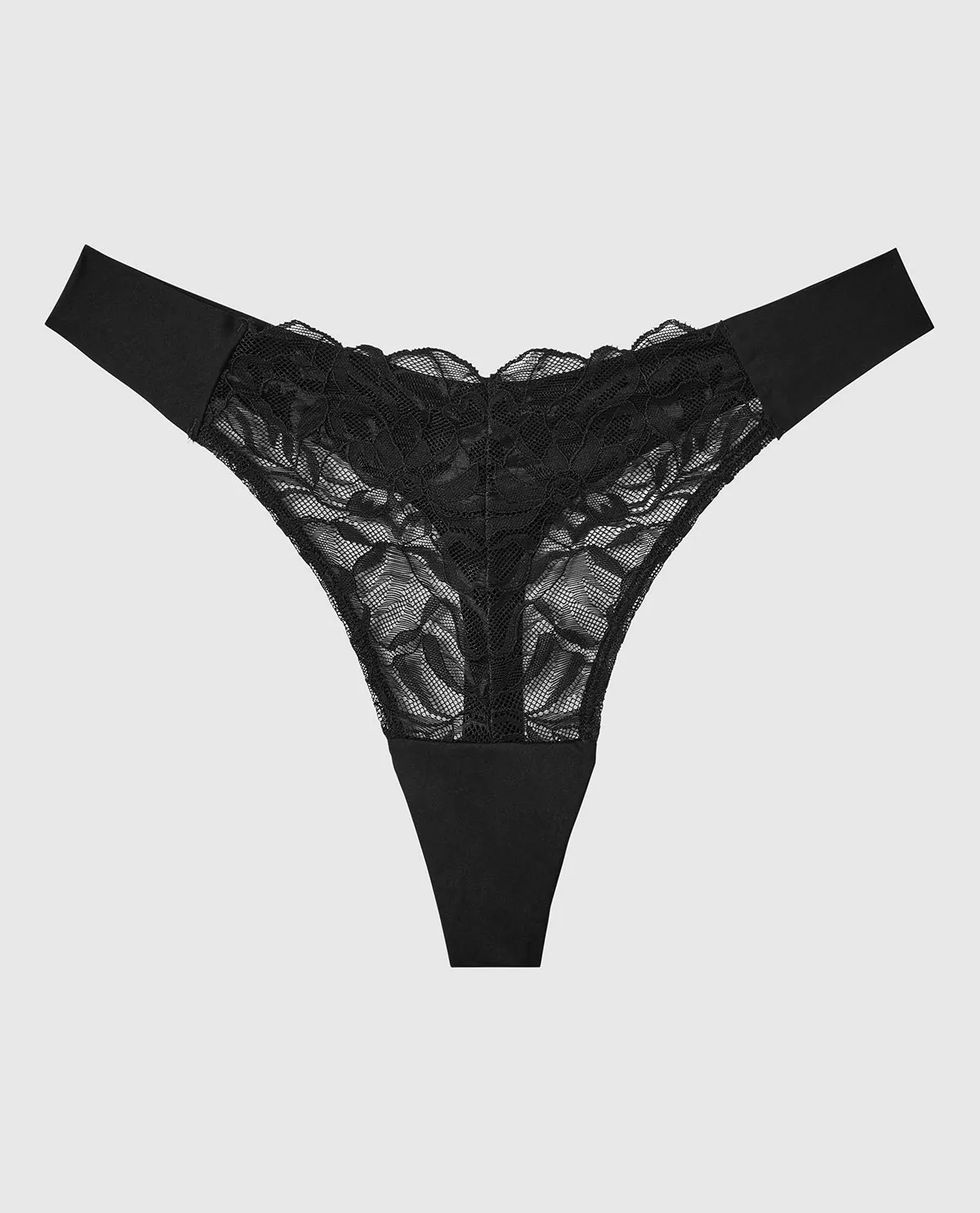 Lace High Leg Thong Panty sold by La SENZA