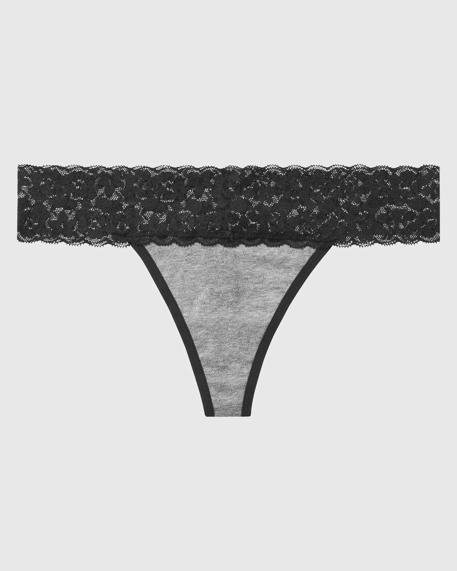 Thong Panty with Lace Trim sold by La SENZA