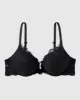 Up 2 Cup Push Up Bra with Allover Lace in Black sold by La SENZA