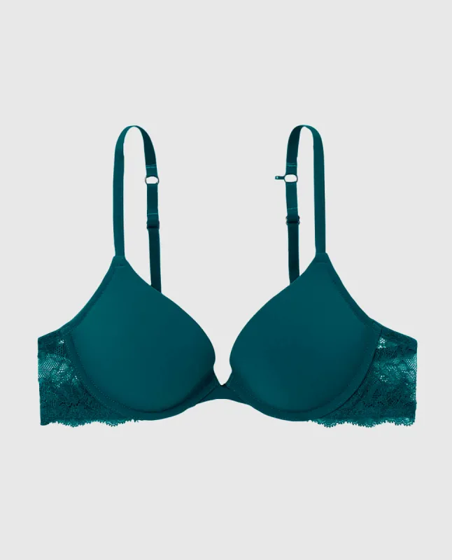 Smooth Push Up Plunge Bra with Lace Wing sold by La SENZA