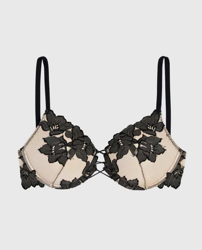 Up 2 Cup Push Up Bra with Lace Overlay sold by La SENZA