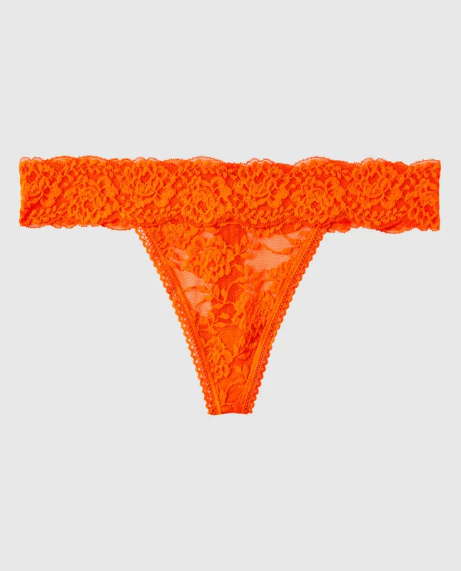 Lace Thong Panty sold by La SENZA