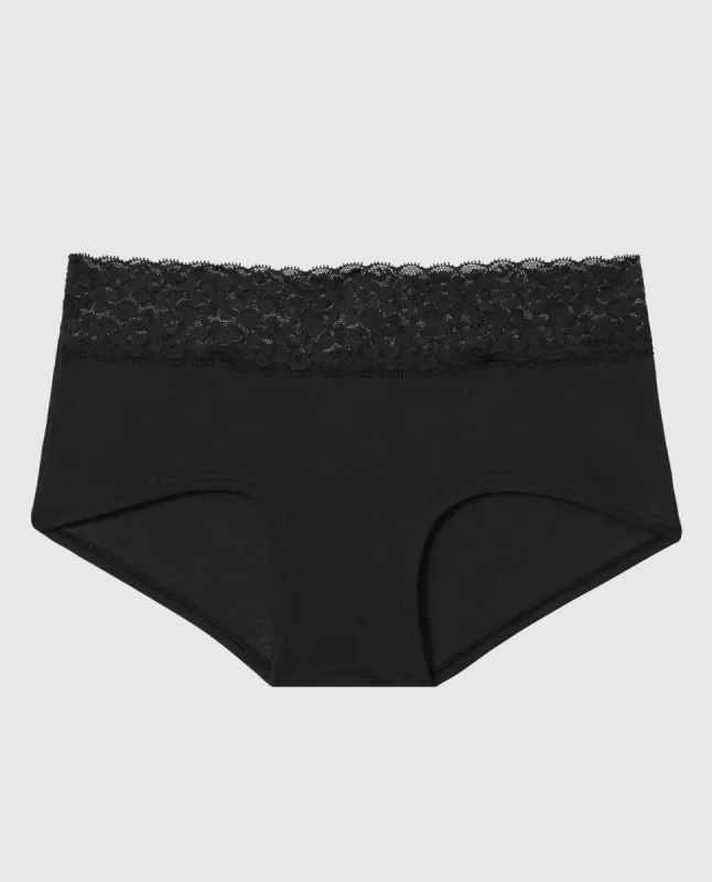Boyshort Panty with Lace Trim sold by La SENZA