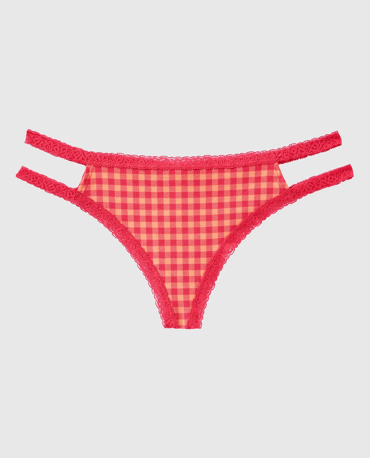 Remix Cotton Thong Panty sold by La SENZA