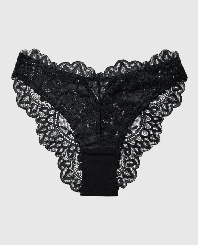 Lace High Leg Cheeky Panty sold by La SENZA