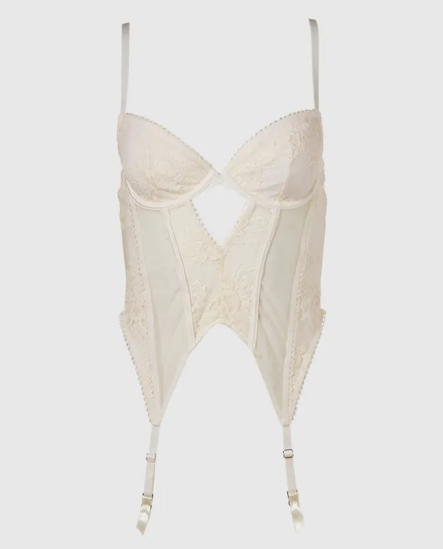 Unlined Lace Merrywidow made by La SENZA