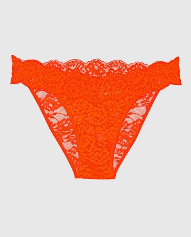 Lace High Leg Cheeky Panty sold by La SENZA