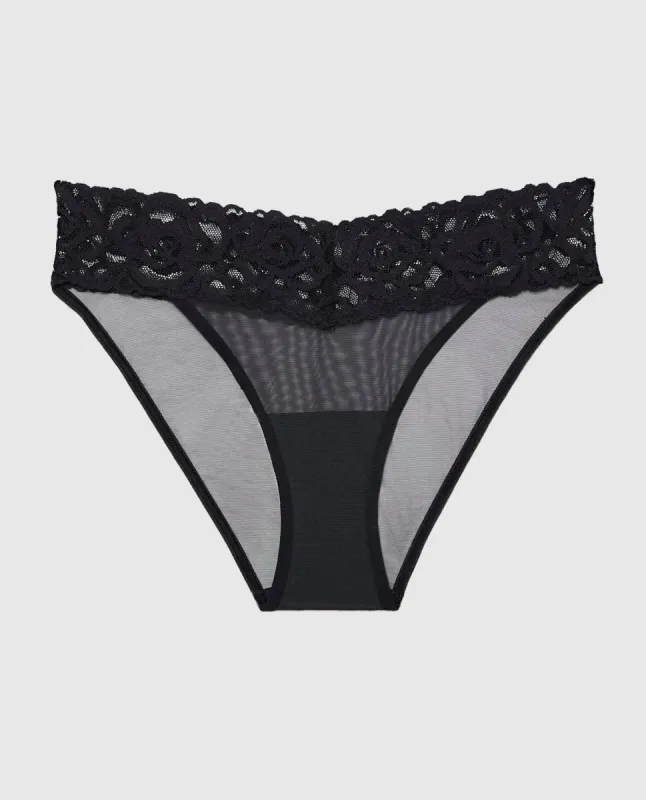V-Waist Mesh Bikini Panty sold by La SENZA