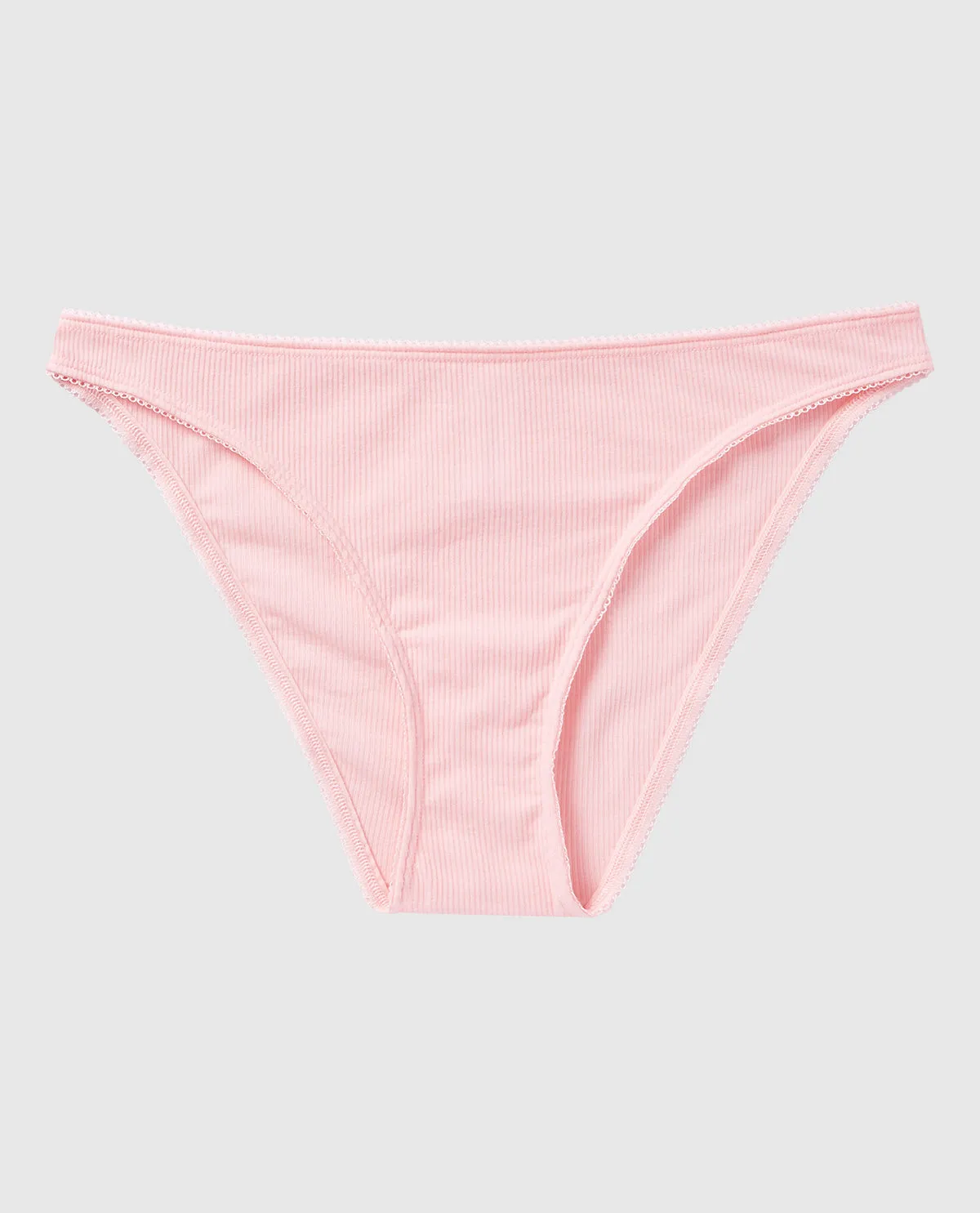 Smooth Ribbed Bikini Panty sold by La SENZA