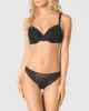 Lightly Lined Full Coverage Bra with Mesh Wing sold by La SENZA