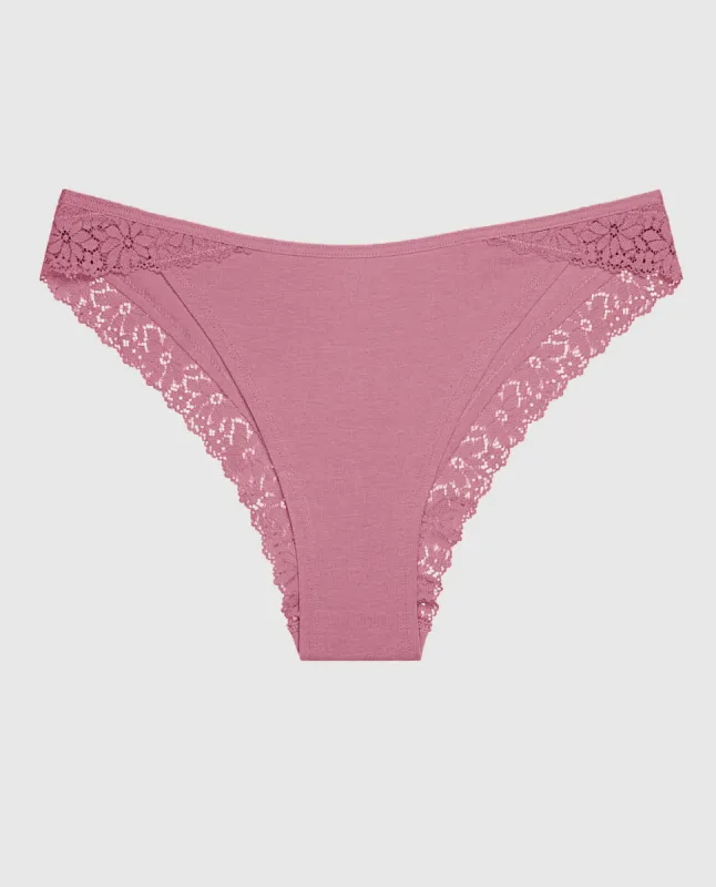 Cheeky Panty with Lace Trim sold by La SENZA