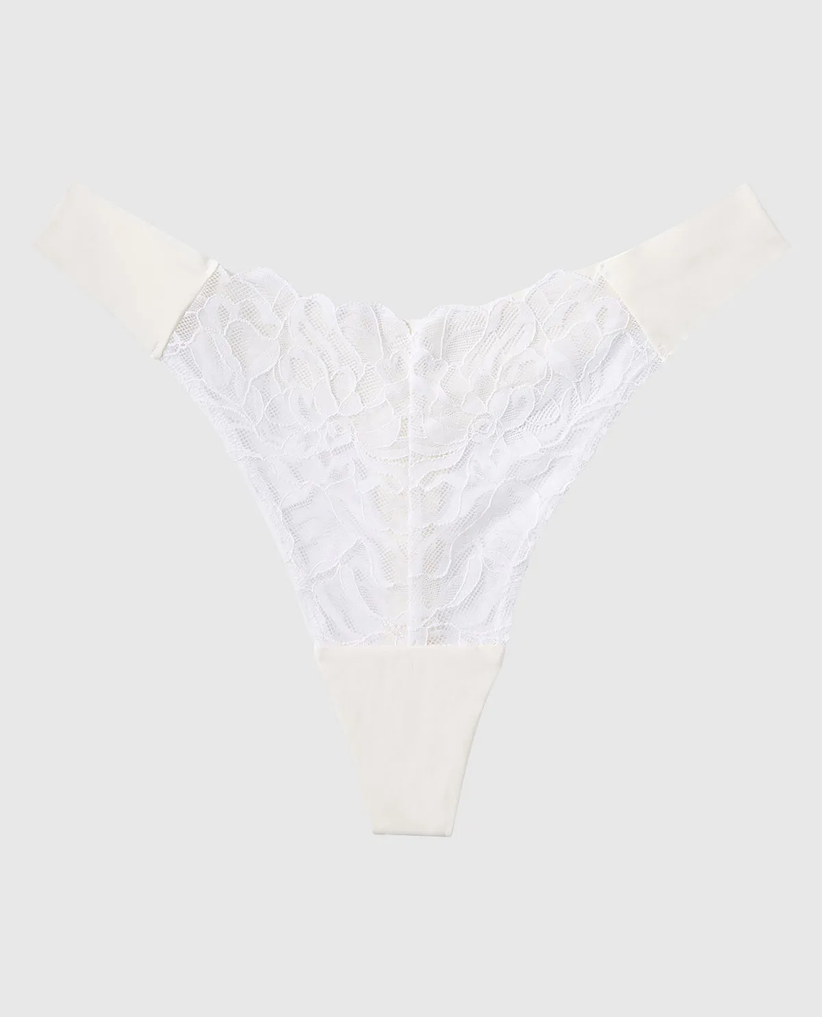 Lace High Leg Thong Panty sold by La SENZA
